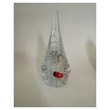 Glass Plate & Christmas Trees