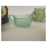 Vintage Glass, Vaseline Glass included