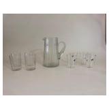 Vintage Midcentury Pitcher and Cups