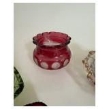 Vintage Colored Glass Items