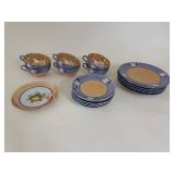 Vintage TT Takito Had Painted Japanese Lusterware