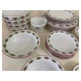 Porsgrund Norway "Hearts & Pines" Dinnerware