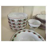 Porsgrund Norway "Hearts & Pines" Dinnerware