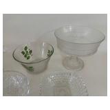 Glass Holding Dishes