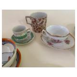 Large Lot of Vintage Tea Cups