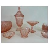 Miss America Pink Depression Glass Set
