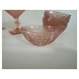 Miss America Pink Depression Glass Set