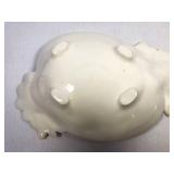 Vintage Holland Flowered Footed Bowl