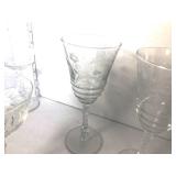 5 Antique Libby Goblets