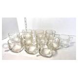 Set of Candlewick Orchard Crystal Punch Cups