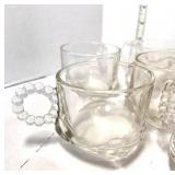 Set of Candlewick Orchard Crystal Punch Cups