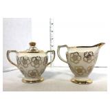 Vintage Kingwood China Cream and Sugar
