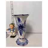Two Delft Figurines and a Single German Shaker