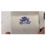 Two Delft Figurines and a Single German Shaker