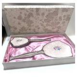 Vintage Mirror and Brush in Original Box