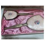 Vintage Mirror and Brush in Original Box