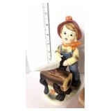 Pair of Erich Stauffer Porcelain Figurines