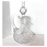 American Brilliant Cut Glass Cruet