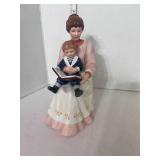 Vintage Homco Porcelain Figuring Mom Reading to Son
