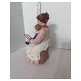 Vintage Homco Porcelain Figuring Mom Reading to Son