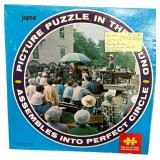 Vintage 19" Round Jigsaw Puzzle