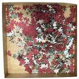 Vintage 19" Round Jigsaw Puzzle