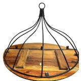 Rustic Steel Wall Mounted Shelf 24”X15”