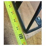 Rustic Steel Wall Mounted Shelf 24”X15”