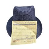 Dark Blue Fedora Hat with Box