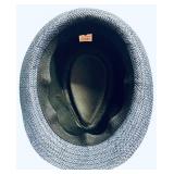 Dark Blue Fedora Hat with Box