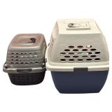 Petmate Pet Carriers, one small /  one large