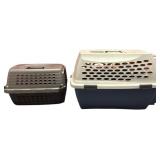 Petmate Pet Carriers, one small /  one large