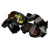 Ski Goggles Bundle, Lot of 4 Goggles