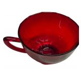 vintage 15pcs Anchor Hocking Royal Ruby Red glass bundle