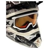 FLY Racing Helmet Size Large With UVEX Goggles