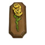 Rose Wall Plaques, Lot of 3