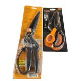 Fiskars Multi-Tool Scissors and Fiskars SmartFit Grass Shear GS40 Garden Scissors