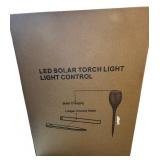 LED Solar Torch Light // Outdoor Bubble Ball Light String **BRAND NEW**