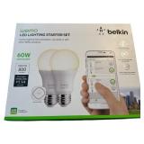 Belkin WeMo LED Smart Lighting  Bulb Starter Kit