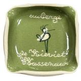 Vintage Pottery Ashtray, 3.5" x 3.5"