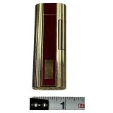 Zippo Antique Slim Lighter Burgundy and Gold Color, 2.75"