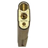 Zippo Antique Slim Lighter Burgundy and Gold Color, 2.75"