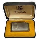 Vintage Colibri W.E. Widener Metal Lighter with Case