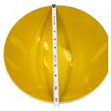 Vintage - yellow plate and bowl set, 8" and 11.25"