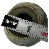 Small Studio Art Pottery Glazed Stoneware Vase, 2.5" TALL