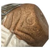 Small Studio Art Pottery Glazed Stoneware Vase, 2.5" TALL