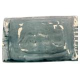 Rare Clipper Ship Art Pottery Ashtray Mens Vanity Trinket Dish Nautical Textured