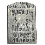 Vintage - Carsons Freeport PA Statesmetal Ashtray 1808 Entertainment by R. Angell Inn Logo