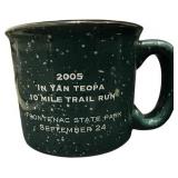 in yan teopa 10 mile trail run mug collection of 4