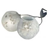 IKEA Cherry Blossom (Knubbig) table lamp and 2 night lamps